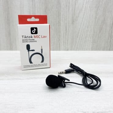 микрофон для съемки видео на телефон: Микрофон Tiktok MIC Lav MicroPhone 3.5mm (чёрный) Петличный — 4
