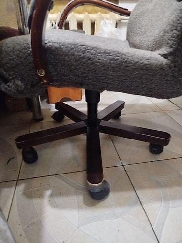 Офис креслолору: Офис креслолор, Дөңгөлөктүү, түсү - Боз, Өзү алып кетүү — 2