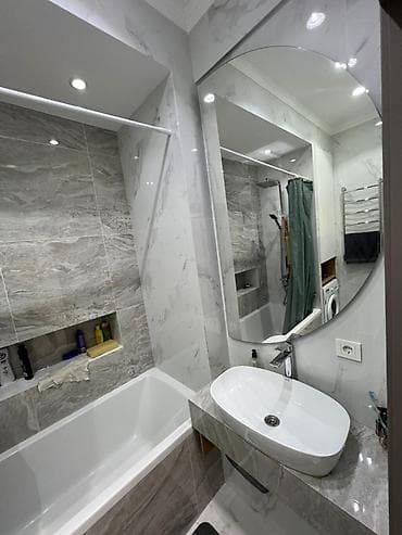 Квартиры: 2 комнаты, 50 м², Элитка, Асанбай мкр Элитка, 7 этаж, Евроремонт — 5