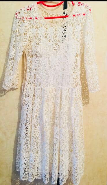 платье леопардовое: Свадебное платье, La Sposa, 2XL, А-силуэт, Турция, Кружево, Б/у — 1