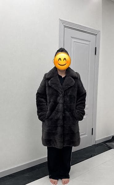 фасоны дубленок: Шуба, По колено, Китай, Трансформер, L, XL — 2