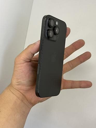 galaxy buds 2 pro бишкек: IPhone 16 Pro, Колдонулган, 256 ГБ, Кара, 92 % — 6