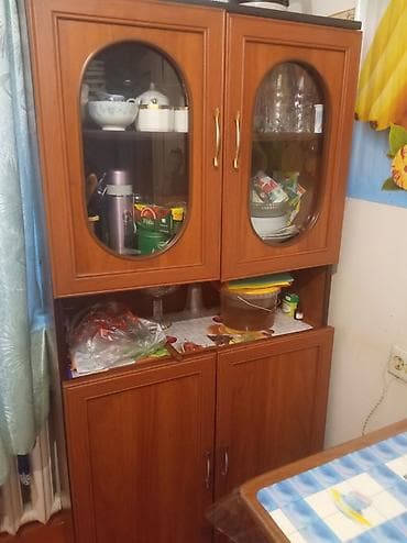 скупка меб: Продается б/у мебели 1) Книжный шкаф 2) Буфет/шкаф кухонный 3) — 3