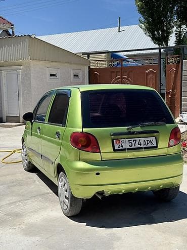 Транспорт: Daewoo Matiz: 2006 г., 0.8 л, Кол менен иштөөчү, Бензин, Хетчбек — 2