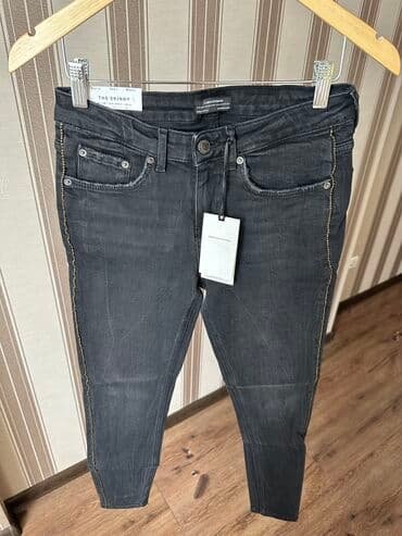 Джинсы, Скинни, Zara, Высокая талия, S