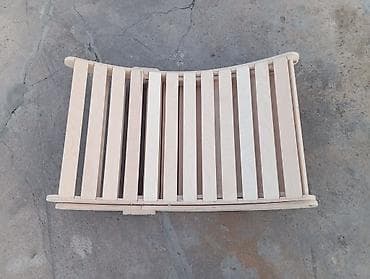 Тумбы и подставки: Шезлонг деревянный для дома для бассейна для бани для пляжа для сада — 4