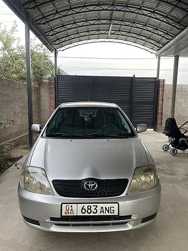 Унаа: Toyota Corolla: 2003 г., 1.4 л, Кол менен иштөөчү, Бензин, Седан — 1