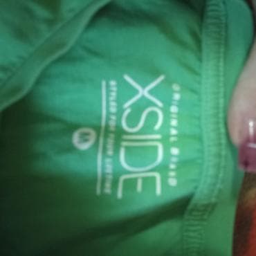 nike tech fleese: Футболка XSide, размер M. - Цвет: ярко‑зелёный. - Прямой крой — 2