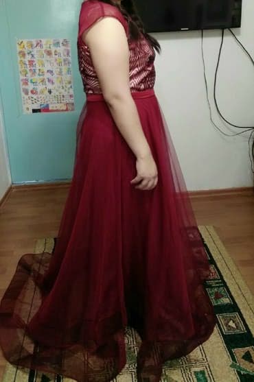 прокат карнавальных костюмов в бишкеке бишкек: L, цвет - Бордовый — 2