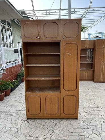 шкаф кийим учун: Зал үчүн гарнитур, ДСП, түсү - Күрөң — 7