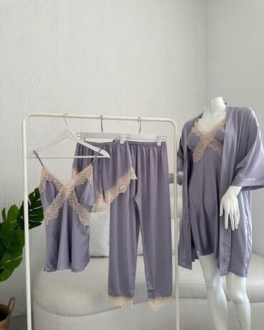 белая ночная сорочка: Ночная сорочка, Атлас, Средняя модель, XS, S, M — 7