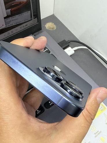 iphone за 0 руб: IPhone 15 Pro Max, Б/у, 256 ГБ, Синий, Защитное стекло, Чехол, 86 % — 4