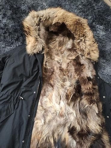 tech fleese: Парка женская супер теплая, мех полностью натуральный,съёмный !!! — 1