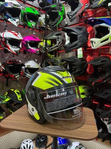 купить прикормочный кораблик бу: Шлем открытый HF-223 + встроеные очки Mototech — 3