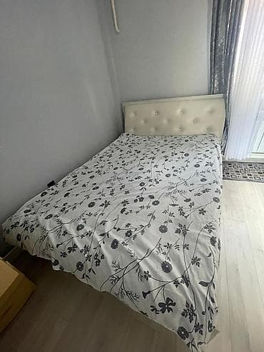 Дом и сад: Двуспальная кровать с мягким изголовьем и матрасом УСТУПИТЬ МОГУ — 2