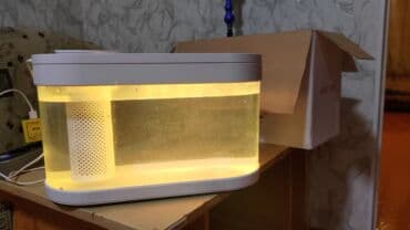 рыбы для аквариума: **Xiaomi Geometry Fish Tank Aquaponics Ecosystem (HF-JHYG001)** — это — 3