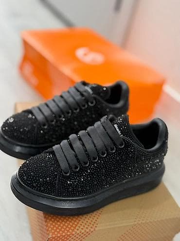 кроссовки с роликом: Кроссовки, 37, 37.5, Alexander McQueen, Новый, цвет - Черный, Самовывоз — 2