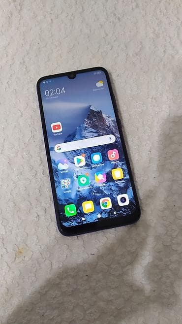 Redmi, Redmi Note 7, Б/у, 64 ГБ, цвет - Синий, 2 SIM