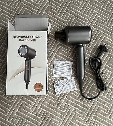 dyson styler: Фен Дорожный, Концентратор, Складная ручка — 1