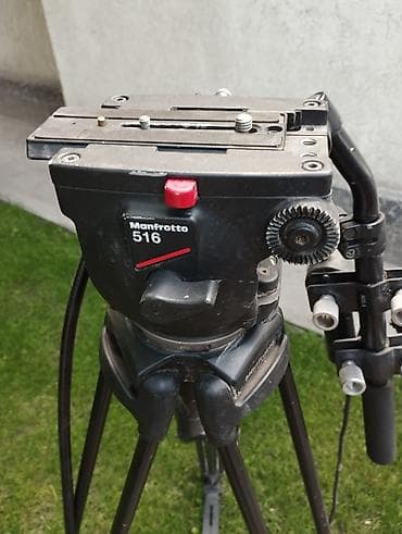 smooth 4: Видеоштативная головка Manfrotto 516 на треноге. - Профессиональная — 1