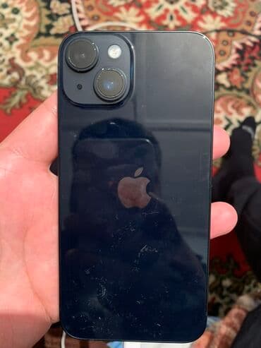 бу 11 айфон: IPhone 14, Колдонулган, 128 ГБ, Midnight, Коргоочу айнек, 88 % — 2