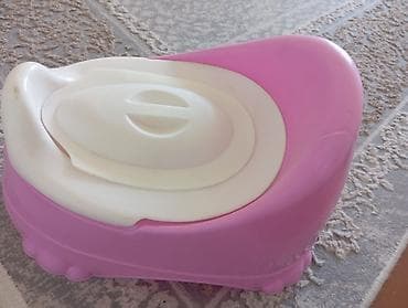 детский селкинчек: Детский горшок со съемной внутренней чашей и крышкой. - Цвет: розовый — 2