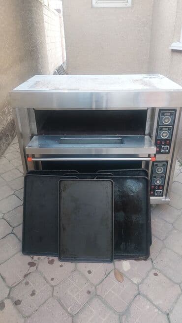 ремонт миксеров: Пекарская электрическая печь, 2-камерная (2 х 1 ярус), из нержавеющей — 5