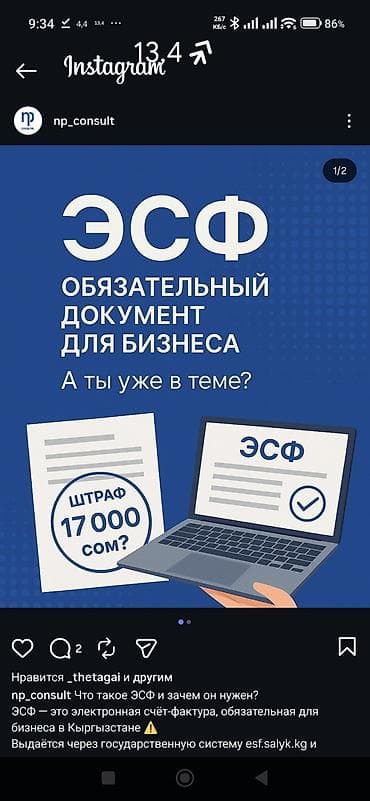 Бухгалтердик кызматтар | Консультация — 1