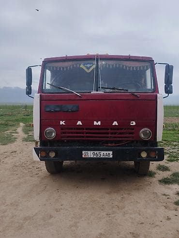 КАМАЗ бортовой, 6x4 - Кузов самосвальный, высокие борта с деревянными