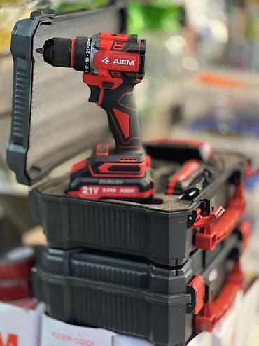Аккумуляторная дрель-шуруповерт ALEM - Питание: 21В, литий-ионный