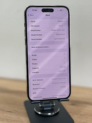 IPhone 14 Pro Max, Б/у, 256 ГБ, Deep Purple, Коробка, 100 % — 9
