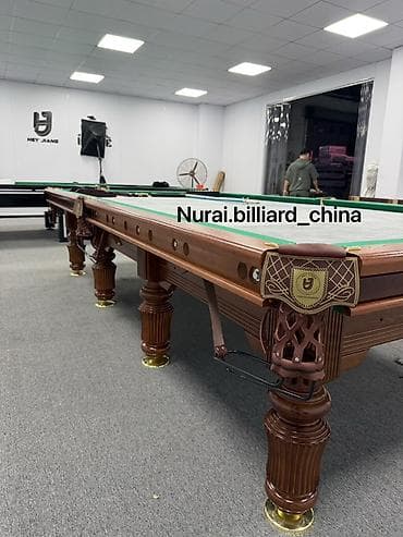 Бильярдные столы: Бильярдный «КОРОЛЕВСКИЙ» для русской пирамиды Размер - 12 фут Игровая — 6