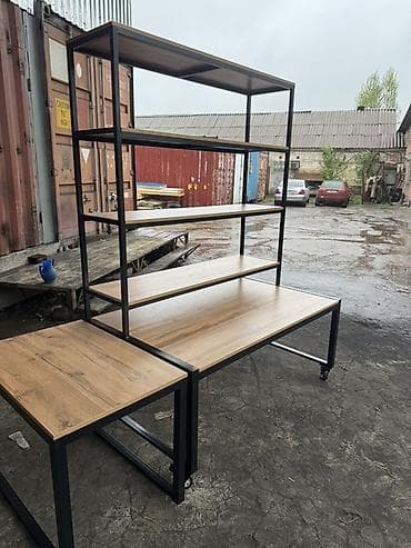 Стеллаж полка для магазина Стеллажи полки для магазина Полки at lalafo.kg Стеллаж полка для магазина Стеллажи полки для магазина Полки