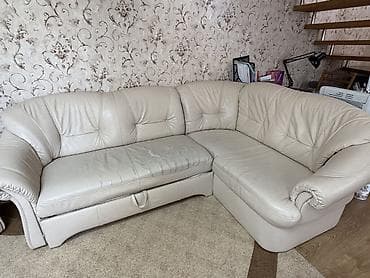 раскладной диван: Комплект мягкой мебели, цвет - Бежевый — 1