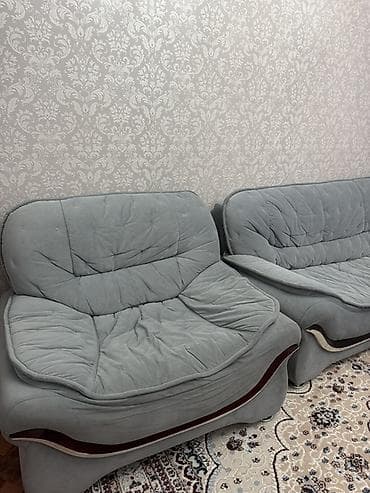 retro divan per page 40: Комплект мягкой мебели, цвет - Серый — 2