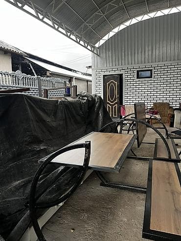 наруто вещи: Комплект садовой мебели, Стол, Металл — 4