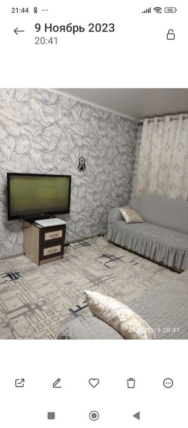 1ком 12мкр: 1 комната, 32 м², 1 этаж, Дизайнерский ремонт — 9