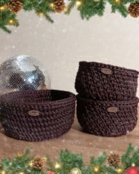 корзина для себета: Скоро новый год!Корзины ручной работы прекрасный подарок родным и — 3