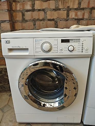 Стиральная машина LG с фронтальной загрузкой, Direct Drive 5 кг at lalafo.kg Стиральная машина LG с фронтальной загрузкой, Direct Drive 5 кг