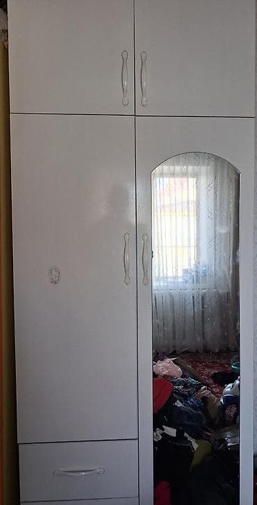 комод с зерколом: Шифоньер, шкаф для одежды, Прямой — 2
