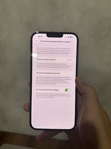face id: IPhone 13 Pro Max, Б/у, 256 ГБ, Графит, Защитное стекло, Коробка, 83 % — 8