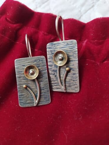 Серебряные серьги, Проба 925, Женские, Новый