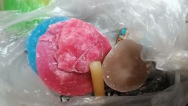 Вазы: Набор цветного парафина/воска для творчества. Больше 2 кг - — 4