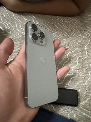 apple iphone 13 pro max: IPhone 15 Pro, Б/у, 128 ГБ, Natural Titanium, 85 % — 6