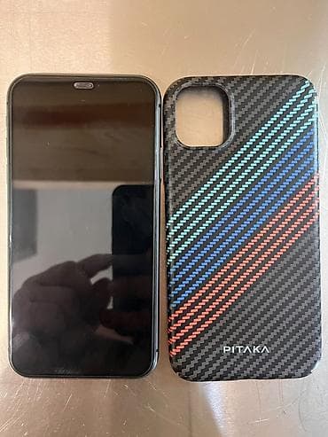 redmi note 11: IPhone 11, Б/у, 128 ГБ, Черный, Чехол — 1