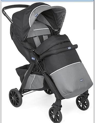 детская коляска chicco multiway: Коляска, Chicco, цвет - Черный, Б/у — 2