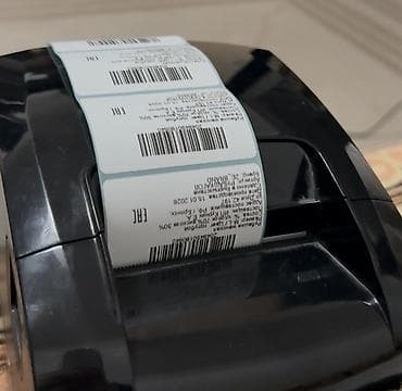 Термопринтер этикеток/штрих‑кодов - Печать самоклеящихся этикеток с