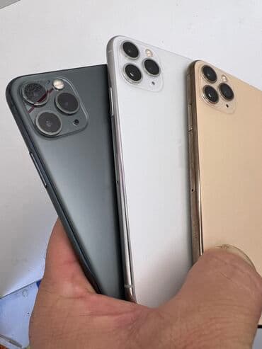 iphone xr цена ош: IPhone 11 Pro, 256 ГБ, Кара, Коргоочу айнек, Каптама, Кабель — 1