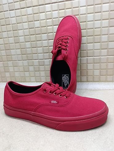 Мужские кроссовки, 42, Vans, Новый, цвет - Красный, Платная доставка