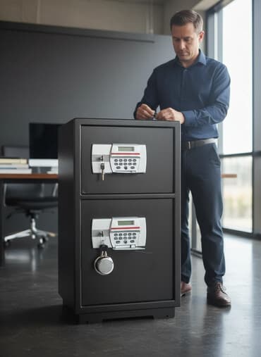 сейф шкафы: Сейф для денег и документов, Б/у, Комбинированные, Взломостойкий — 1